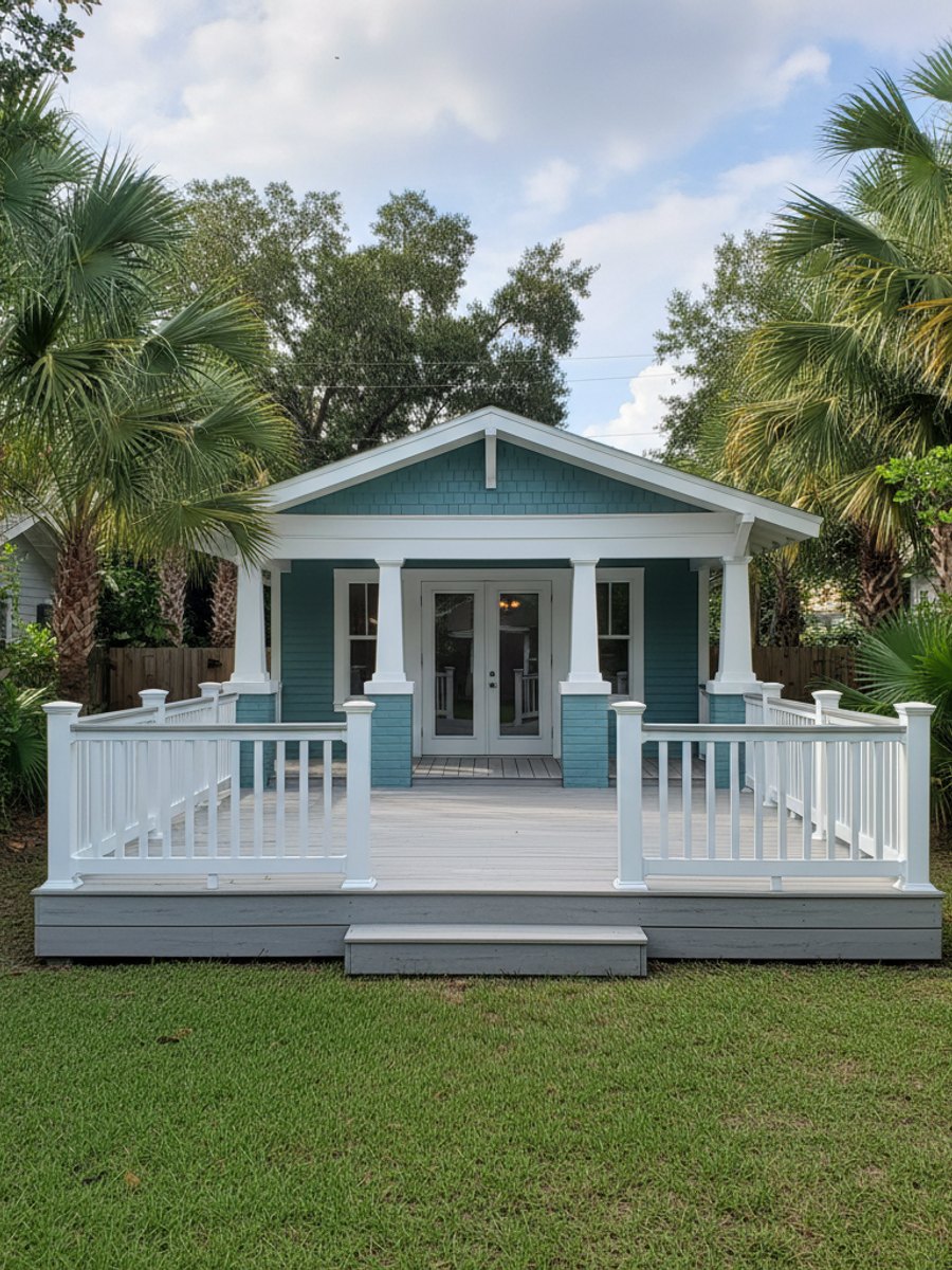 Custom Deck Design completed by New Look Deck Co in Tampa, FL