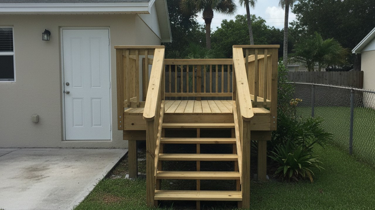 Composite Decking Installation completed by New Look Deck Co in Winter Haven, FL