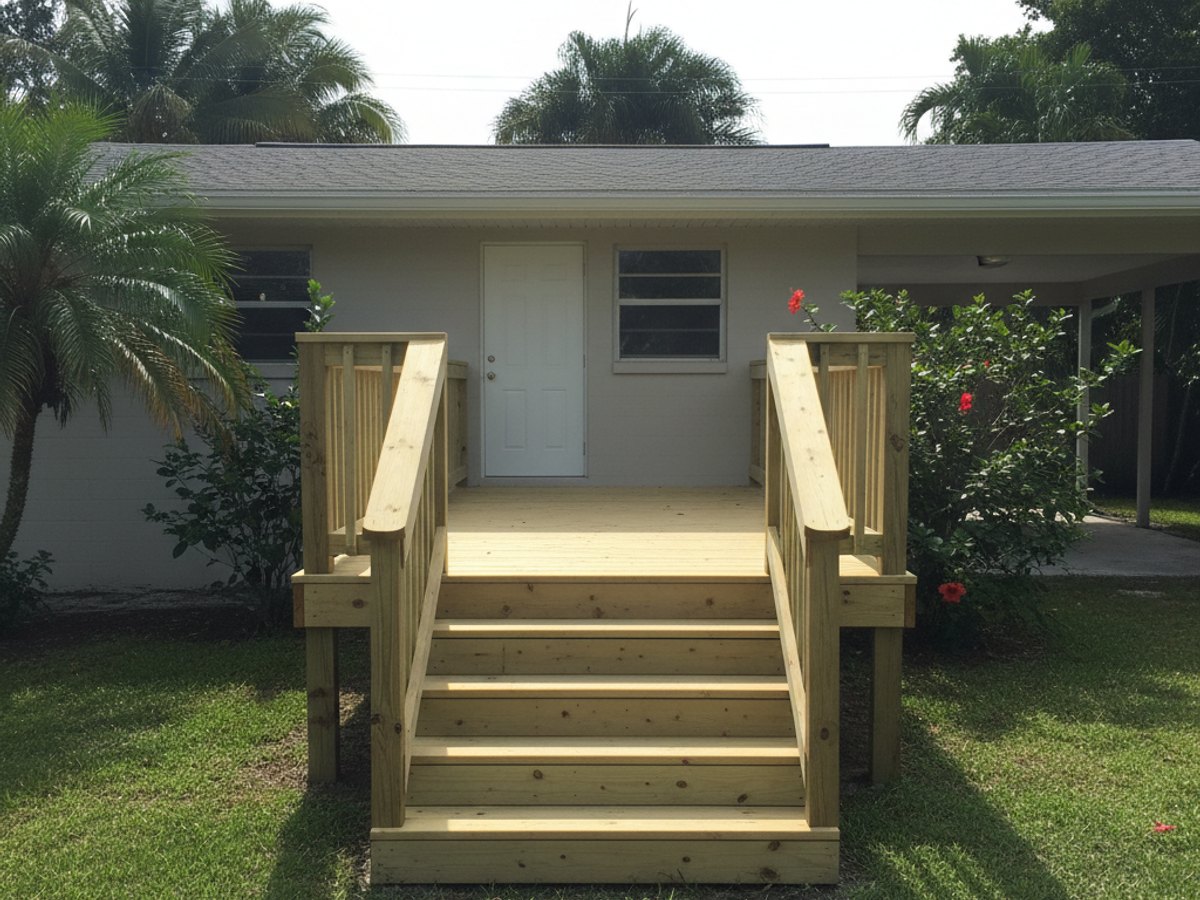 Deck Railing Installation completed by New Look Deck Co in Haines City, FL