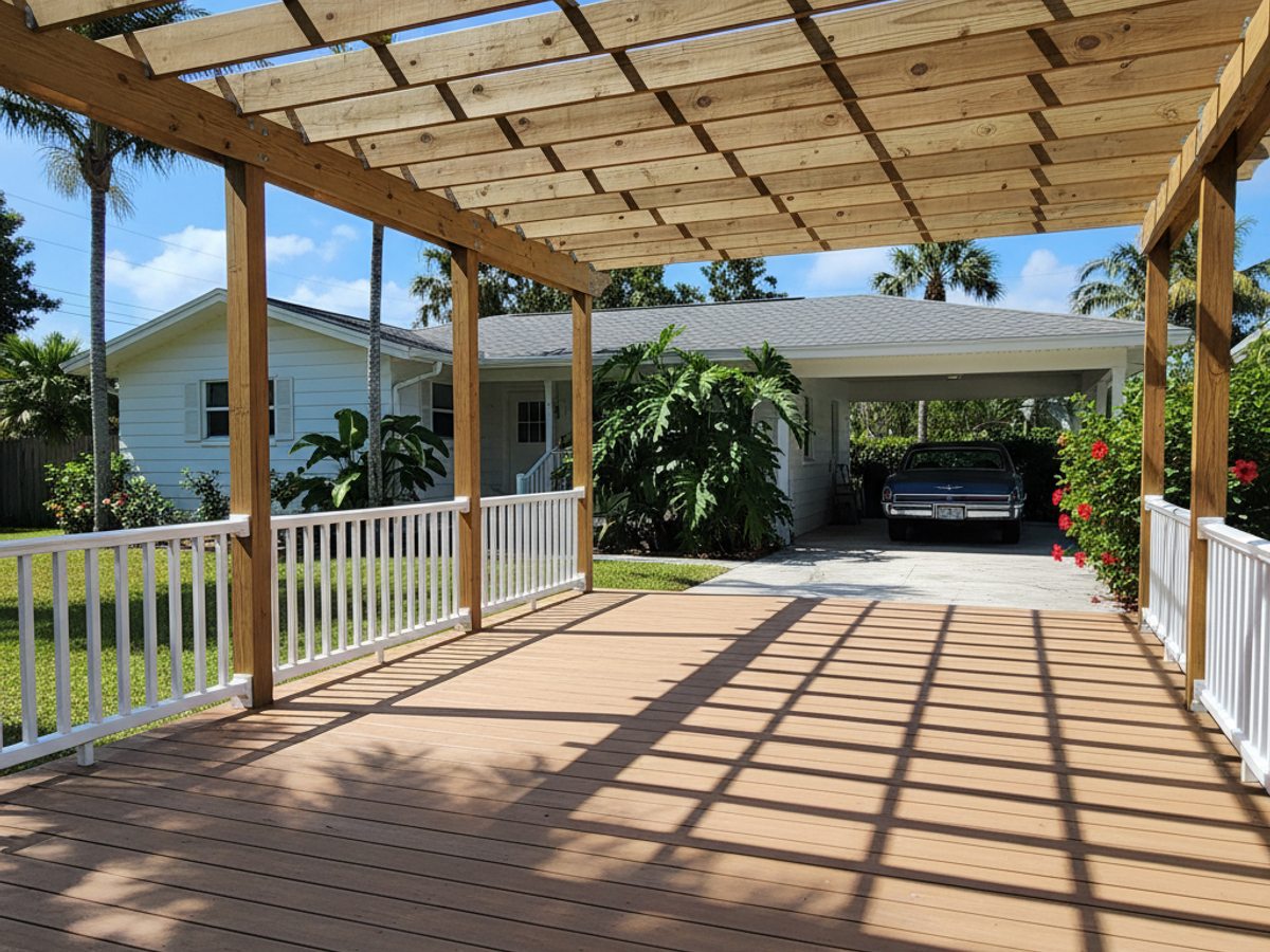 Screened-In Deck Additions completed by New Look Deck Co in Auburndale, FL
