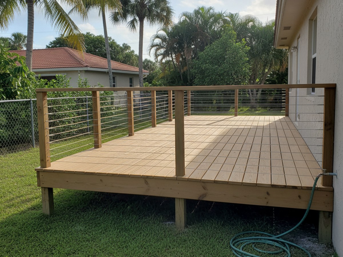 Deck Resurfacing completed by New Look Deck Co in Brandon, FL