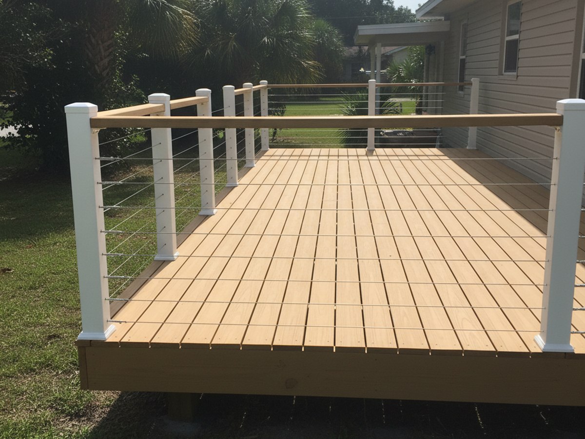 Composite Decking Installation completed by New Look Deck Co in Kissimmee, FL