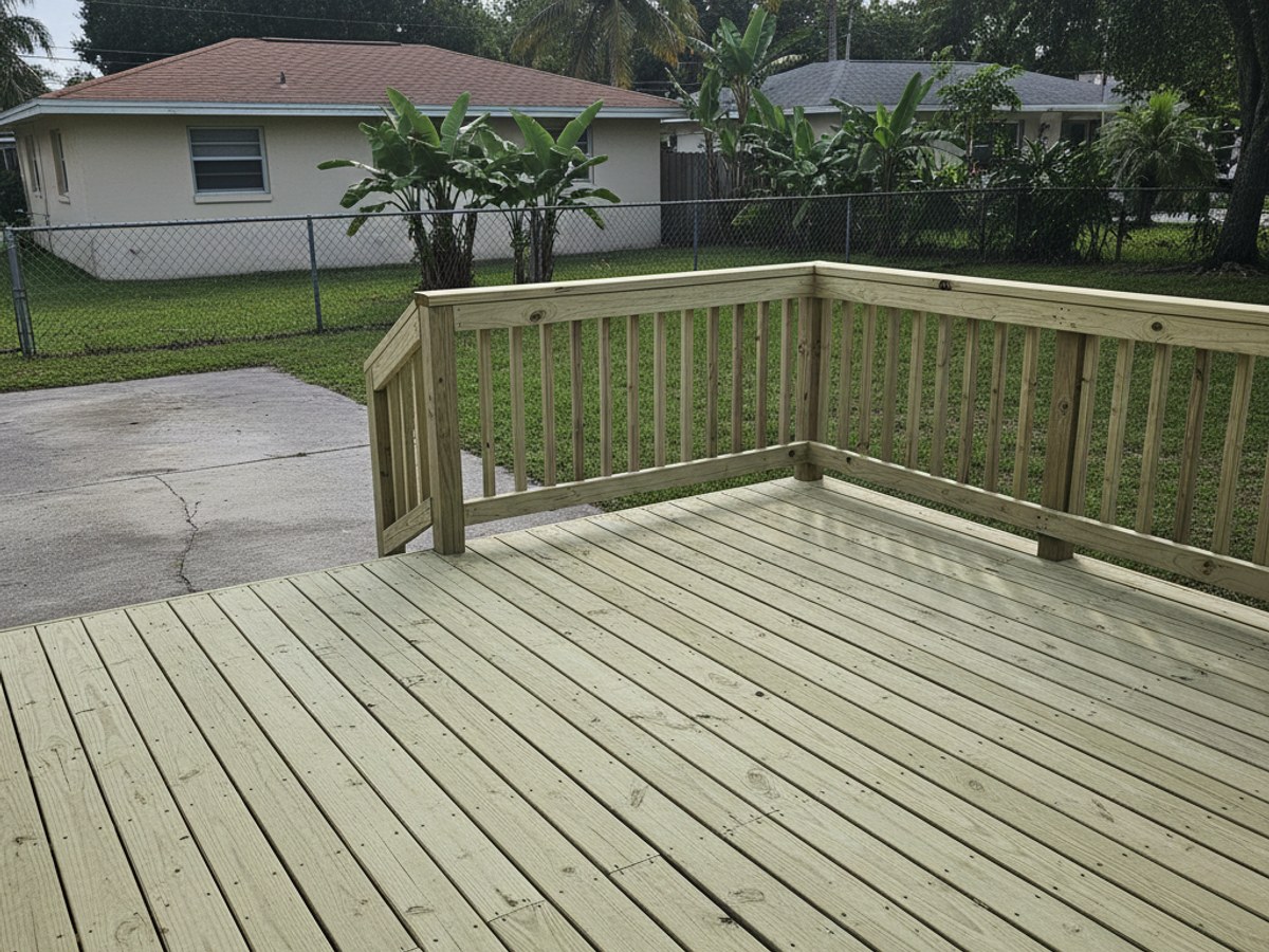 Deck Repair completed by New Look Deck Co in Lakeland, FL