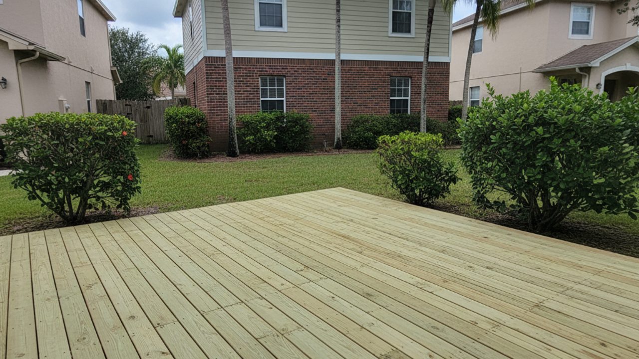 Composite Decking Installation completed by New Look Deck Co in Brandon, FL