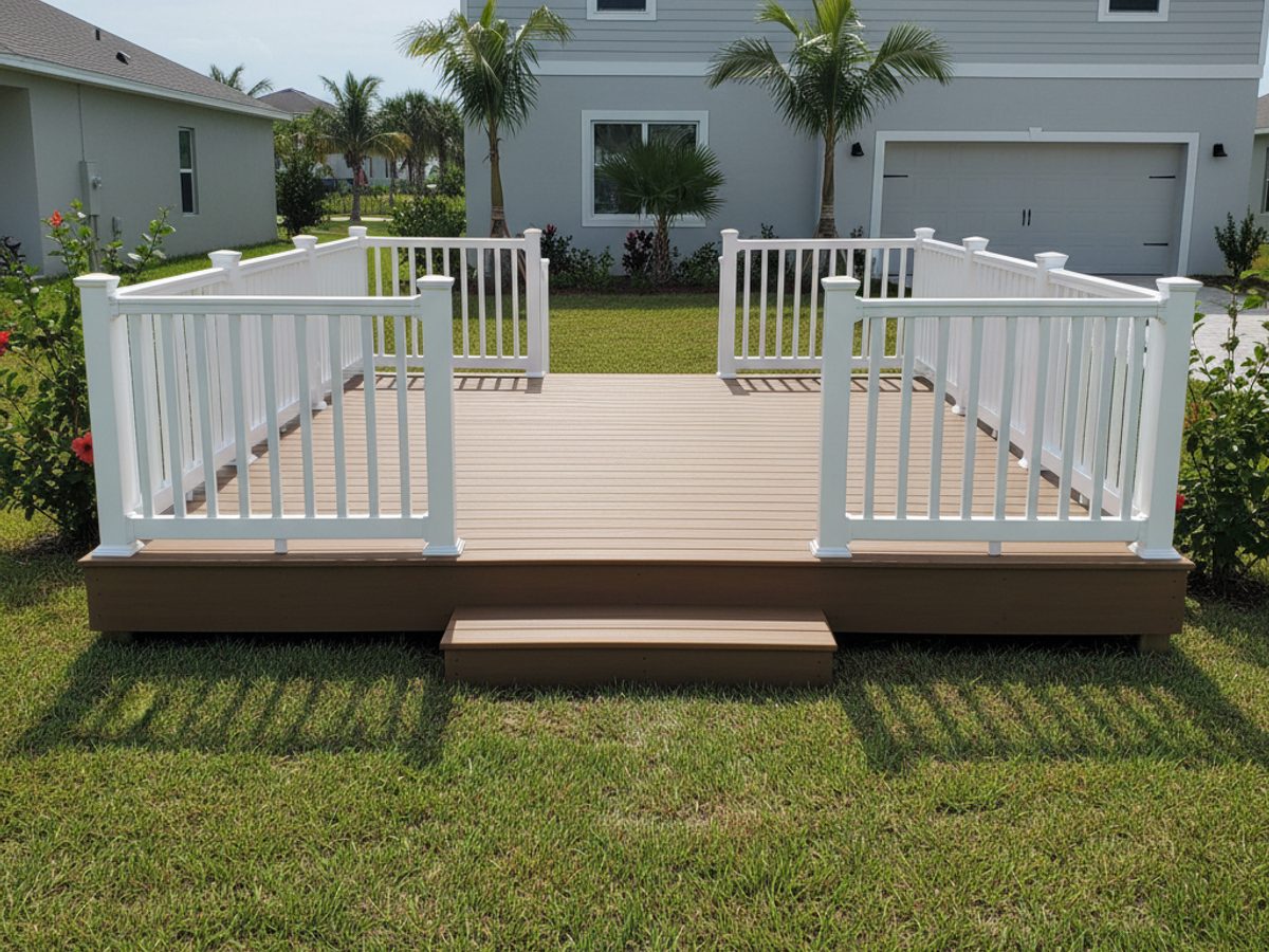 New Look Deck Co crew at work on a home in Lakeland, FL